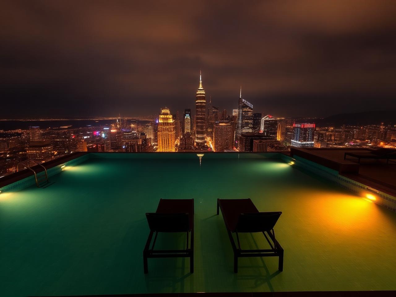 Infinity sky pool